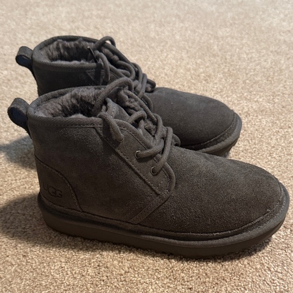 UGG Kids Dark Gray Boots - Picture 4 of 6